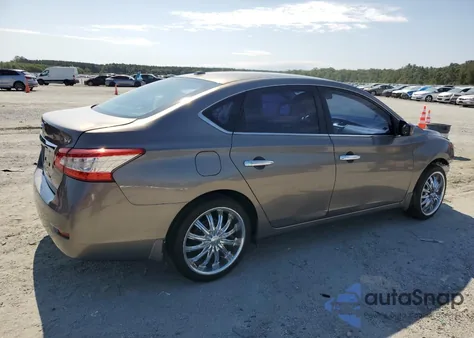 2015 Nissan Sentra S из США, поврежденный, VIN 3N1AB7AP9FY325346